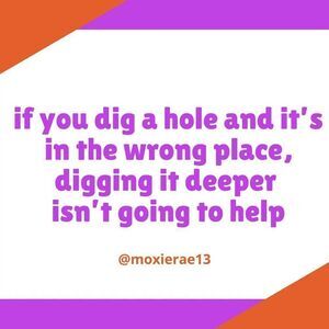 Watch what you dig into